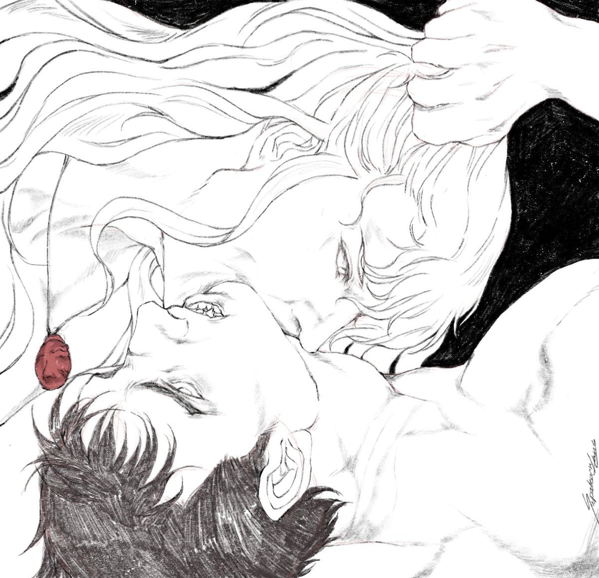 Griffith and Guts.
#ベルセルク #Berserk