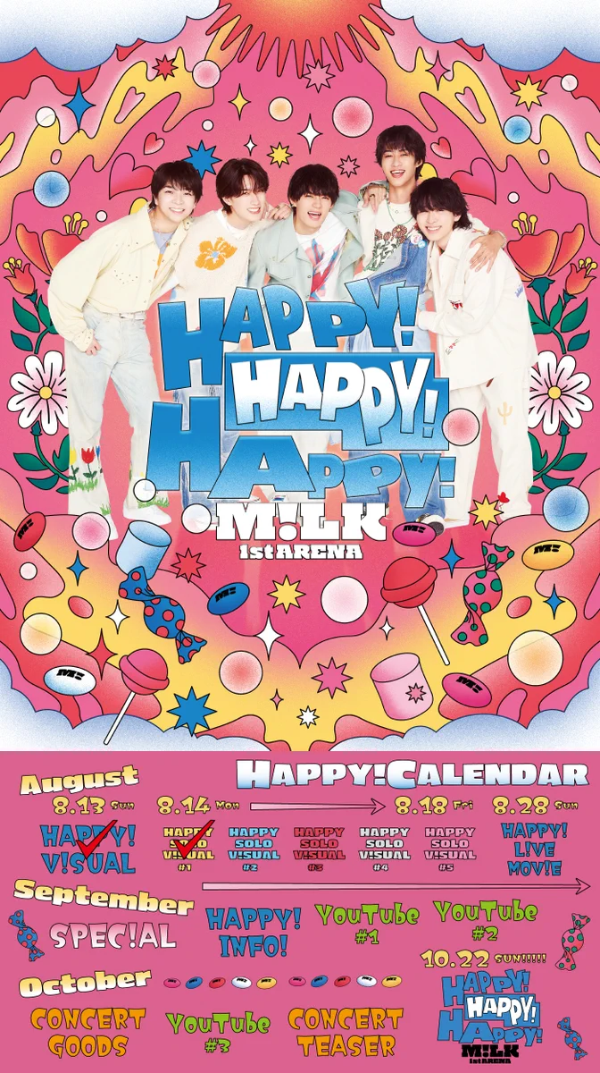 M!LK 吉田仁人　HAPPY!HAPPY!HAPPY！ハハハッピー　3点セット M!LK OFFICIAL on X: 