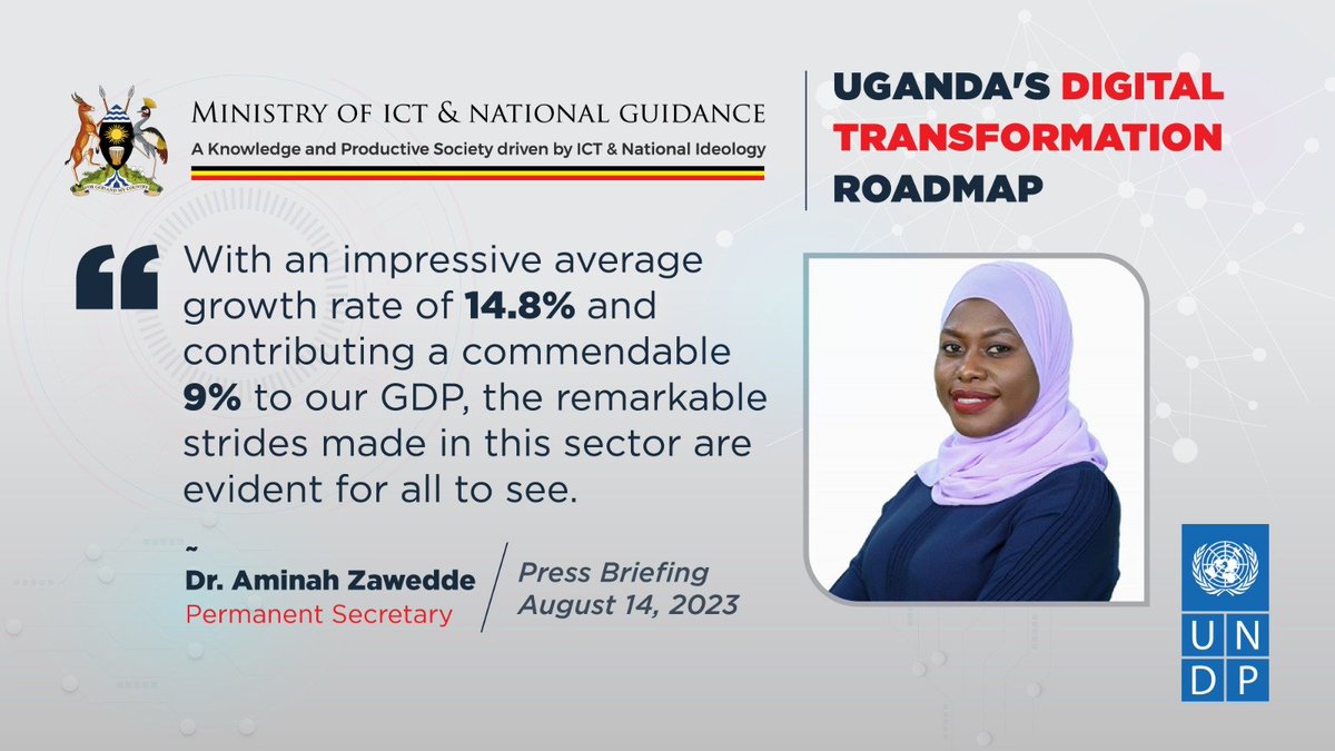 adyeerimuko's tweet photo. And while the world has always acknowledged ICT's role in catalyzing economic growth and facilitating communication, today, I invite you to view it from a different lens: ICT as a life-saving force. @azawedde
#DigitizingUg @Hon_Ssebugwawo https://t.co/Q6CZoNXr2e