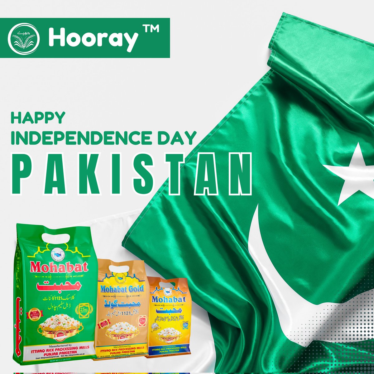 hoorayrices's tweet photo. #hooray #hoorayfoods #hoorayrice #14August #happyindependenceday #14august3023 https://t.co/hxml7SGocO
