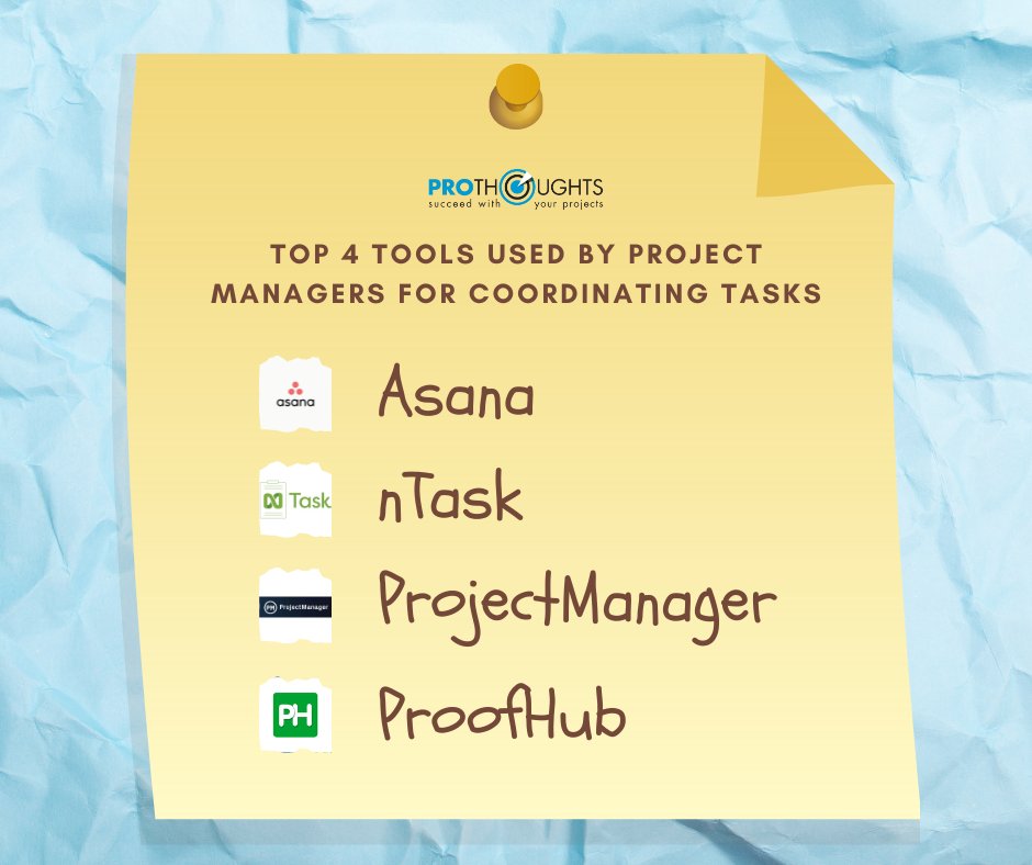 The_ProThoughts's tweet photo. These 4 amazing tools π§°help Project Managers π¨βπΌto coordinate their tasks. Retweet this post and help your fellow Project Managers π
#Top4 #tools #projectmanagement #Management #managementtool https://t.co/MzA7LVRo74