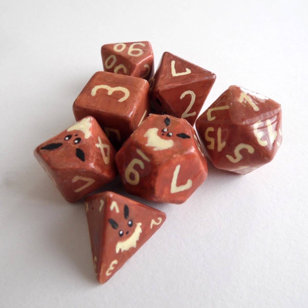 Slimritter's tweet image. #eevee #normaltypepokemon #normaltype #normal #pokemon #dice