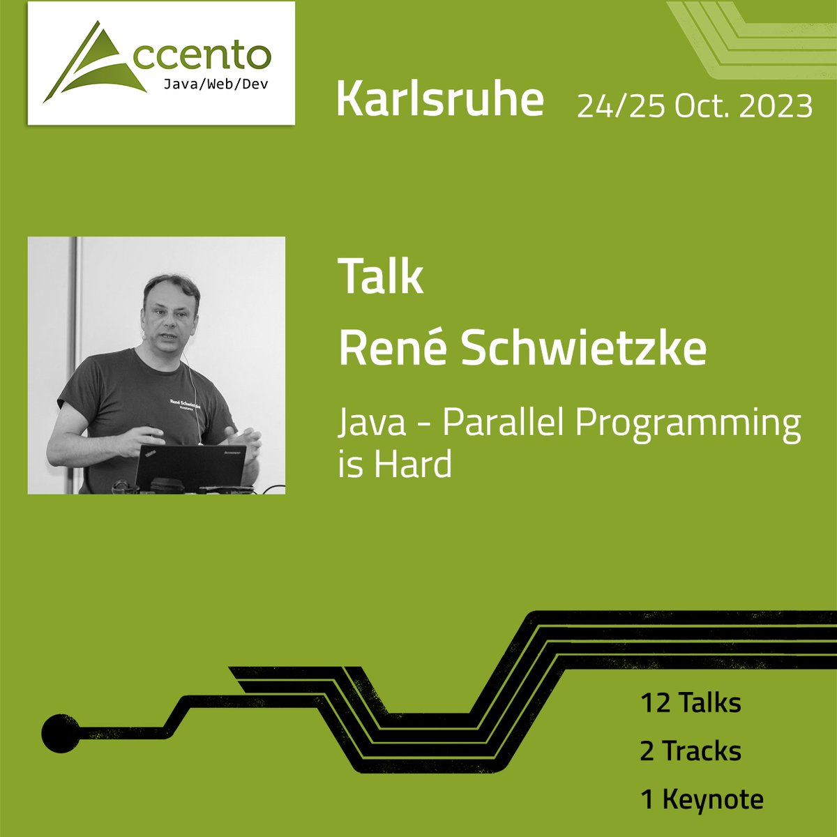 Accento (@accentodev) on Twitter photo Ever asked yourself why you cannot utilize all the cores you got? There is an NPE that comes up once a week and nobody knows why? Parallel programming is hard, not only in #Java. #Accento2023 speaker and performance expert <a href="/ReneSchwietzke/">René Schwietzke</a> offers insights: 2023.accento.dev/talks/java-par… Ever asked yourself why you cannot utilize all the cores you got? There is an NPE that comes up once a week and nobody knows why? Parallel programming is hard, not only in #Java. #Accento2023 speaker and performance expert <a href="/ReneSchwietzke/">René Schwietzke</a> offers insights: 2023.accento.dev/talks/java-par…