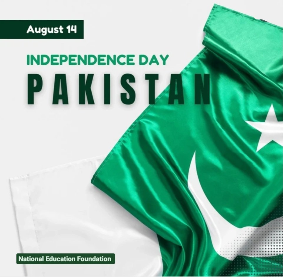 NEFedupk's tweet photo. Happy Independence Day, Pakistan! 🎉 Let's celebrate the freedom, unity, and pride that make our nation special. Together, we build a brighter tomorrow. #PakistanIndependenceDay https://t.co/kdT4p0n9KY