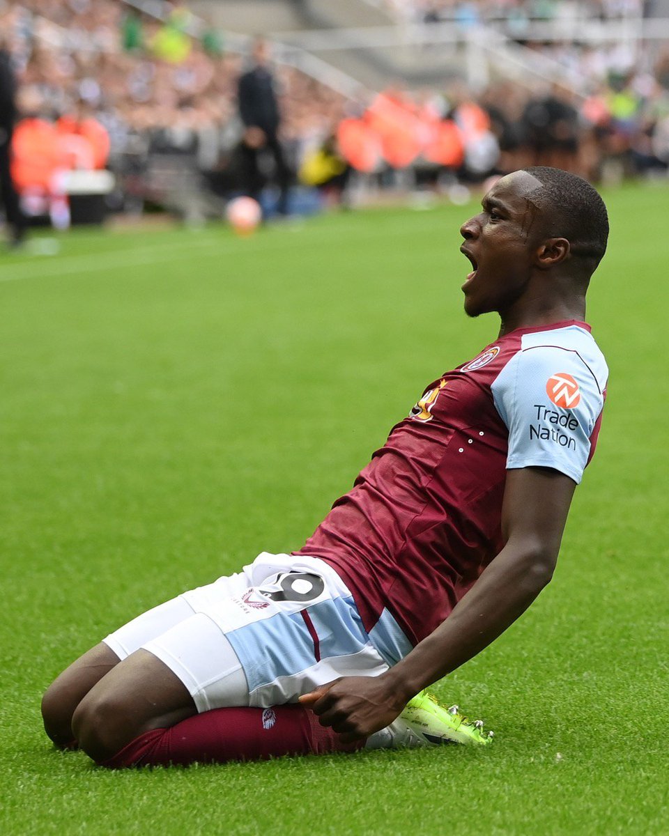 Off the mark 💫 ⚽️ Moussa Diaby with a goal on his debut for Aston Villa 👏 #UECL || @AVFCOfficial