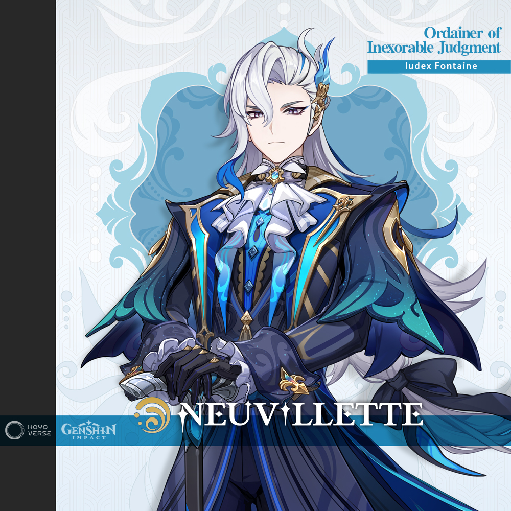 GenshinImpactID's tweet photo. Neuvillette: Ordainer of Inexorable Judgment
Iudex Fontaine

#GenshinImpactFontaine #GenshinImpact #Neuvillette https://t.co/oxBiZ5patC