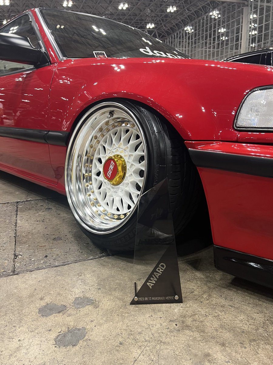 civic91_ed7's tweet photo. 前から出してみたかったA-MESSEでアワード頂きました🫰
レベル高すぎてこれは無理だなって思ってる中でアワードもらえて久しぶりに震えました😭
選んで頂いてありがとうございました😭

#a_messe #A_MESSE2023 #civic #ed7 #ef3 #honda #dapper #dvpper #生脚 #bbsrs 

@A_messe_japan 
@ai_0425_ https://t.co/CXAPTintBH