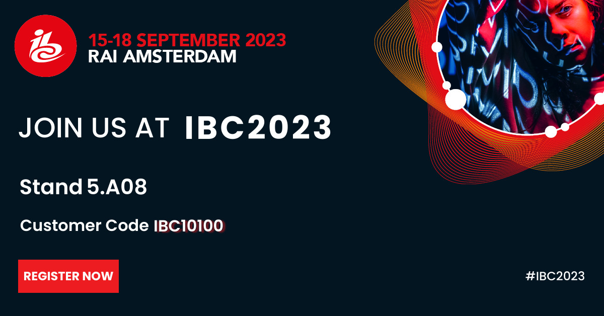 We will be at <a href="/IBCShow/">IBC</a> 2023 from September 15-18!🚀Visit our booth 5.A08 to see how our partnership with <a href="/ZeasnOfficial/">ZEASN</a> is revolutionizing the CTV experience.

We look forward to seeing you there! 👋

Use our Customer Code IBC10100 and get your tickets⏩ show.ibc.org/registration