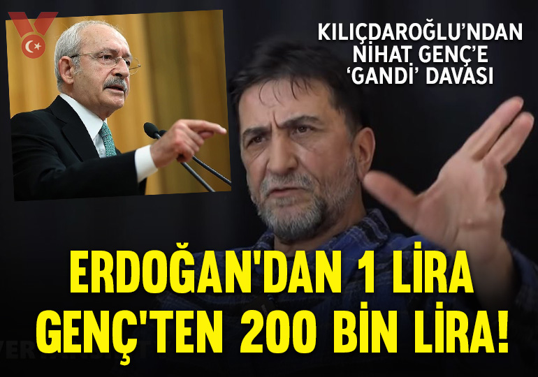 Erdoğan’a 1 liralık dava açan Kılıçdaroğlu, Nihat Genç’e 200 bin liralık dava açtı

veryansintv.com/erdogana-1-lir…