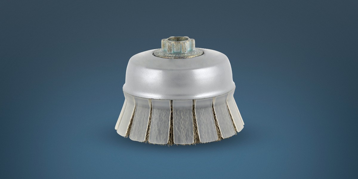tyrolitgroup's tweet photo. Stay safe and accurate with Tyrolit's SHIELD cup brushes. With their transparent protection and flexible plastic flaps, you'll have a great view of your workpiece and be able to reach those tricky spots with ease. #tyrolit #shieldcupbrushes #precisiongrinding https://t.co/XsadblLYX8