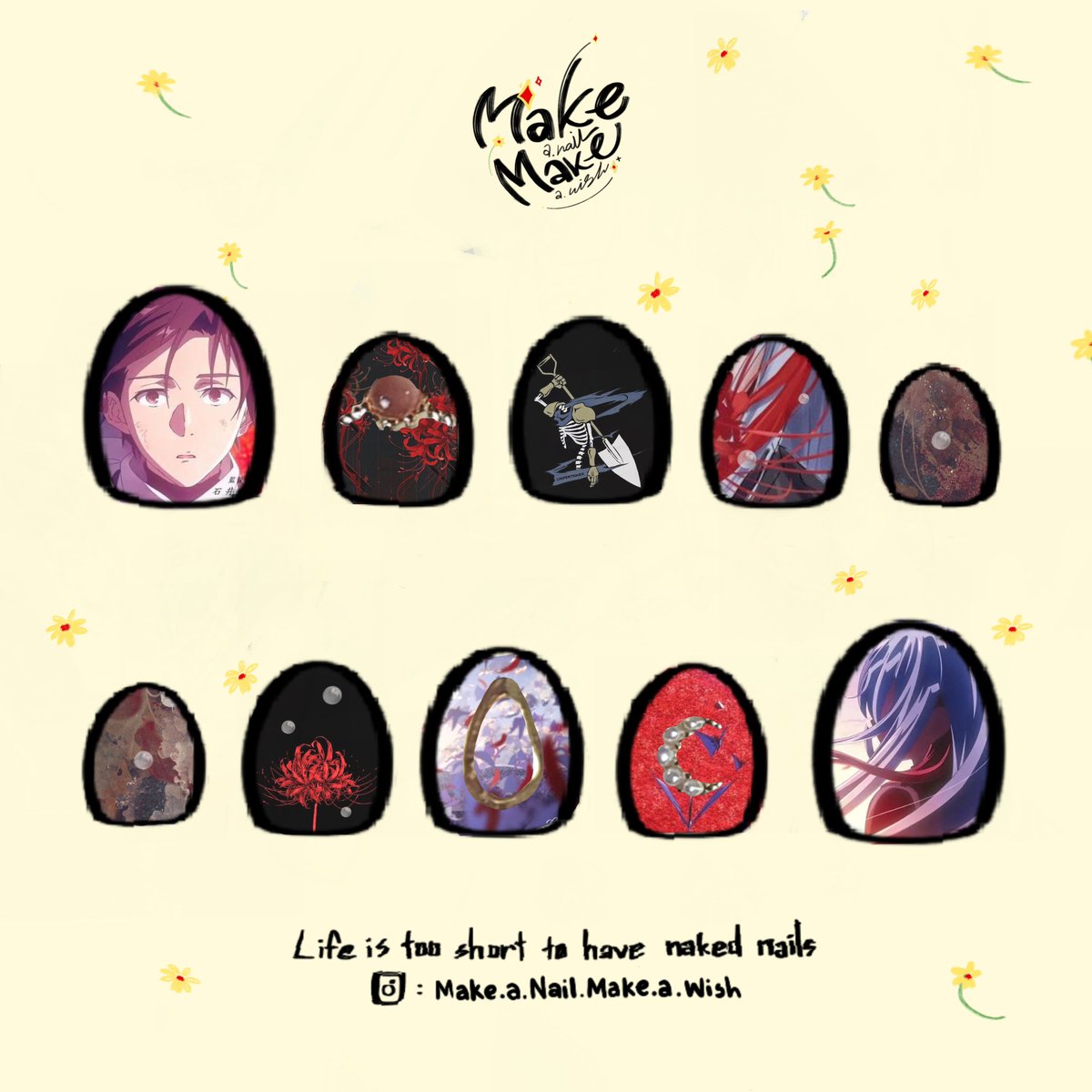 Makeanails's tweet photo. เอ้กตี้ซิกกกกกก~ ✨💔 https://t.co/D0GHJ4ttIy
