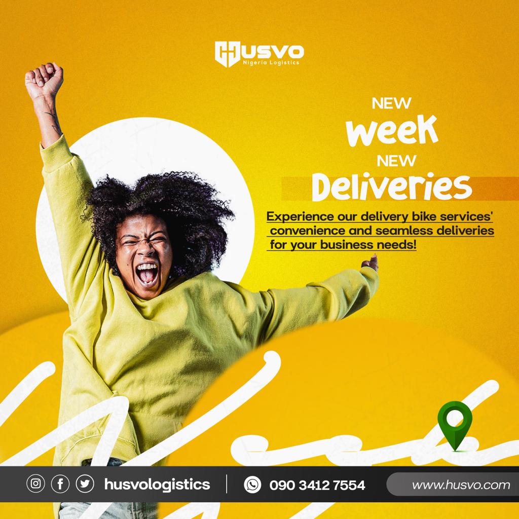 husvologistics's tweet photo. Fresh week, fresh drops! 🚴‍♂️ Embrace the convenience of our delivery bike squad and enjoy seamless business deliveries like never before! 📦

Let's roll into success together!

New Nigeria | Hazard | Lagos | #IPOB | #bet9ja50m Rwanda | LASTMA | Nedu https://t.co/F1pR2tB2ut