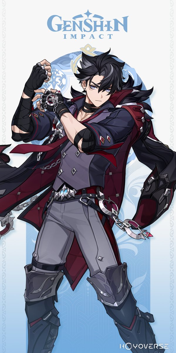 genshinimpactes's tweet photo. ◆ Nombre: Wriothesley
◆ Título: el Emisario de los Culpables
◆ Alcaide del Fuerte Merópide
◆ Visión: Cryo
◆ Constelación: Cerberus

#GenshinImpactFontaine
#GenshinImpact https://t.co/WsIZNZRGSM