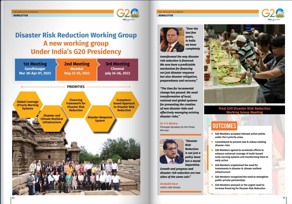 Coalition for Disaster Resilient Infrastructure (@cdri_world) on Twitter photo 📢Outcomes ▶️Disaster Risk Reduction Working Group, A new working group under India's G20 Presidency👇
🟠Reading Now: G20 Newsletter⤵️
ebook.g20.org/ebook/august/i…
<a href="/g20org/">G20 South Africa</a> <a href="/ndmaindia/">NDMA India | राष्ट्रीय आपदा प्रबंधन प्राधिकरण 🇮🇳</a> <a href="/KamalKishore_IN/">Kamal Kishore</a>
#DRR #disasterriskreduction #resilientinfrastructure 📢Outcomes ▶️Disaster Risk Reduction Working Group, A new working group under India's G20 Presidency👇
🟠Reading Now: G20 Newsletter⤵️
ebook.g20.org/ebook/august/i…
<a href="/g20org/">G20 South Africa</a> <a href="/ndmaindia/">NDMA India | राष्ट्रीय आपदा प्रबंधन प्राधिकरण 🇮🇳</a> <a href="/KamalKishore_IN/">Kamal Kishore</a>
#DRR #disasterriskreduction #resilientinfrastructure