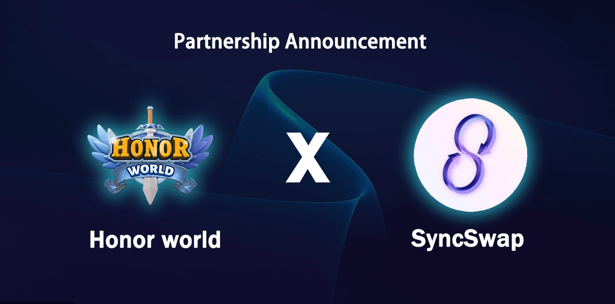 🔥🔥🔥 To celebrate partnership with @syncswap_cn , we're hosting a #Whitelist #Giveaways to 2⃣0⃣ lucky winners! Rules: ✅ Follow @syncswap_cn and @honorworld_io ✅ RT & Tag 3 Friends ✅ Drop your zkSync Era address ⏰ 72H #zkSyncEra #Whitelist #Giveaways