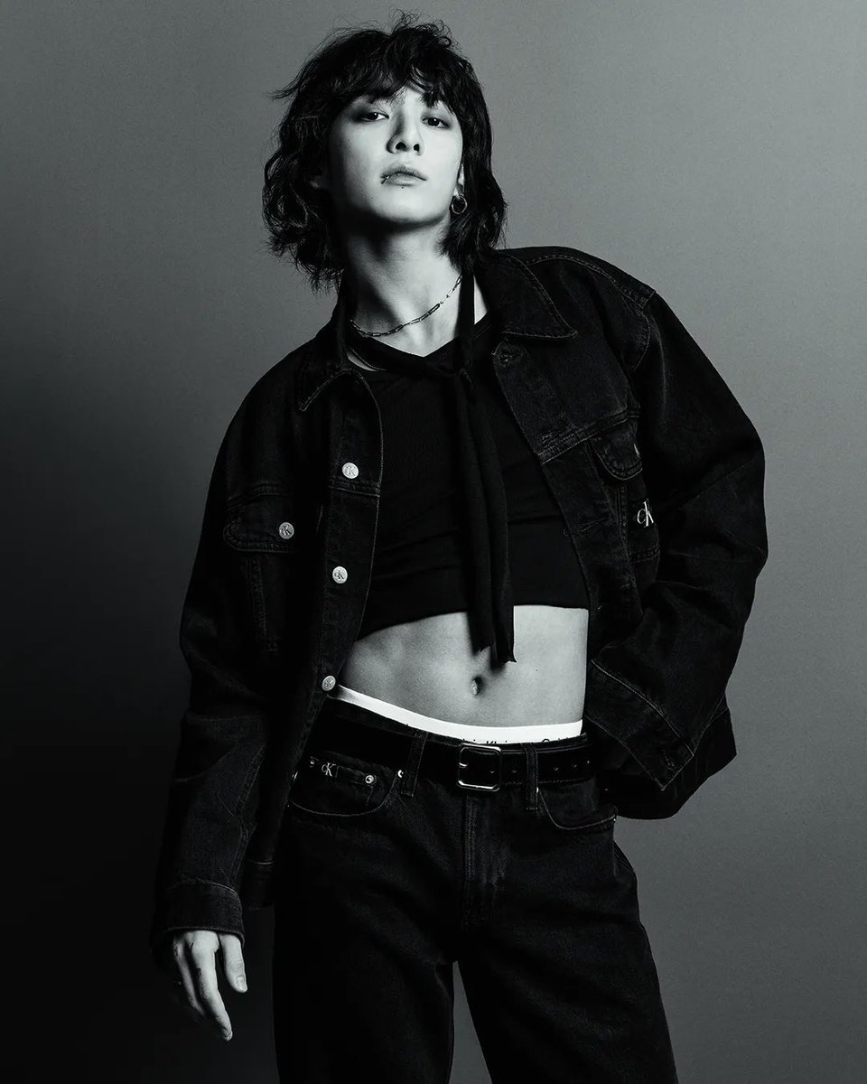 PopBase's tweet photo. BTS' Jungkook stuns for Calvin Klein. https://t.co/pJzxQAFneb
