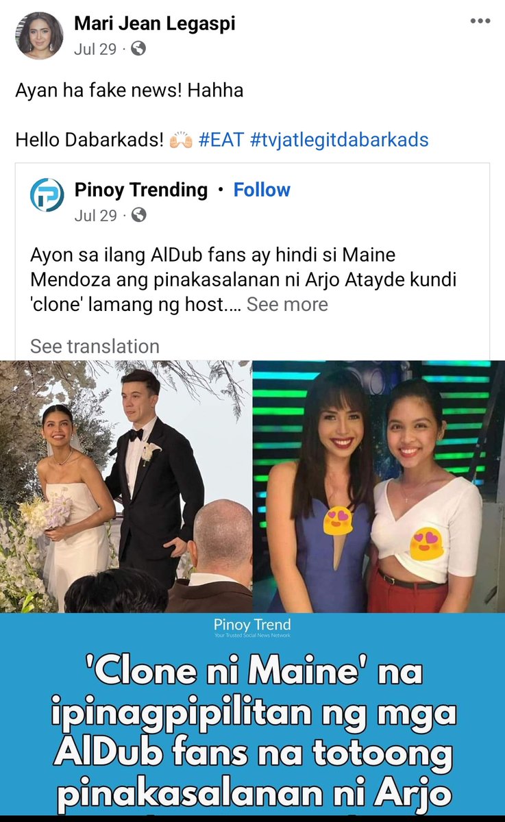 TinQuaran's tweet photo. @lerryMAICHARD Ayan po ang post ni Mary Jane Legaspi. Majubiz na sya. Malayong malayo na po kay maine 😅 https://t.co/bBr3QOGCm8