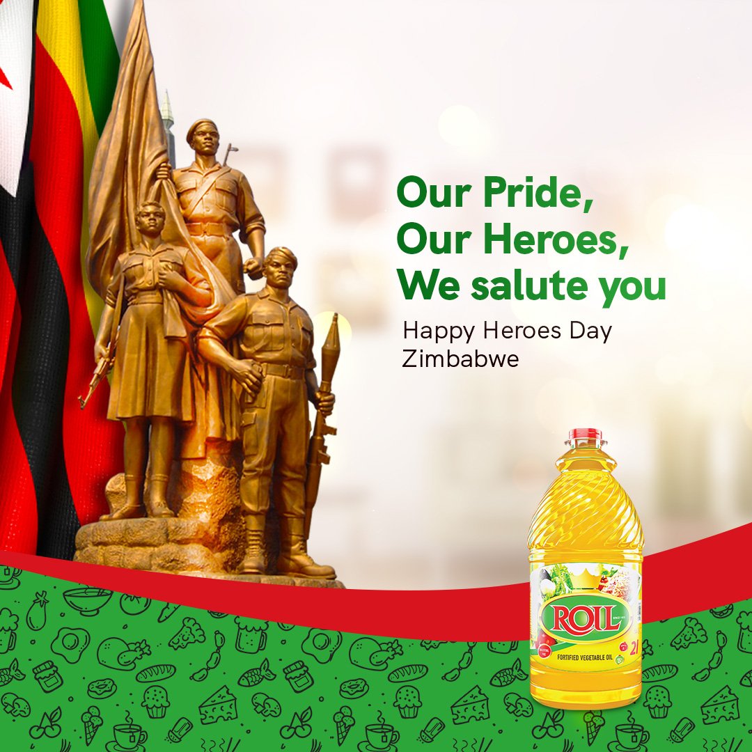 Happy Heroes Day Zimbabwe

#HappyHeroesDay #RoilCookingOil