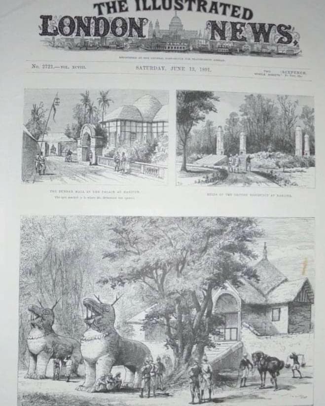 The depiction of Manipur and its splendid "Kanglasha" on June 13th, 1891, captured the attention of London News.

This represents the rich civilization, culture, and heritage of the native Manipuris. Every individual from Manipur is dedicated to preserving our cultural legacy and