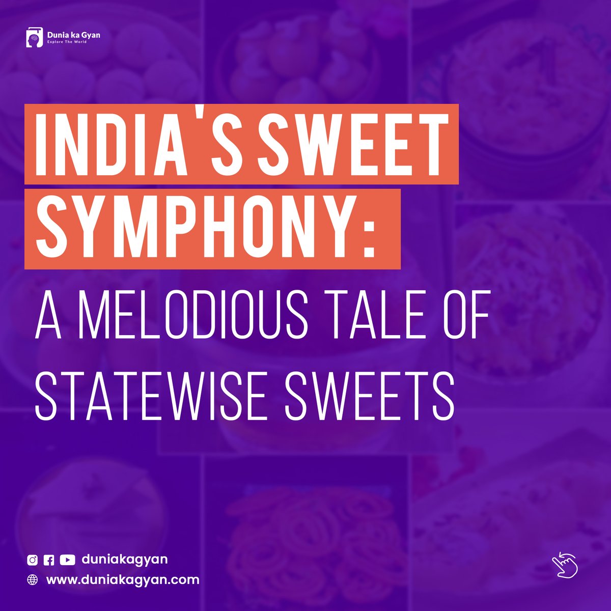 duniakagyan's tweet image. 🍬 SWEET INDIA 🇮🇳💕 Discover the delightful world of Indian sweets!

What's your favorite Indian dish from this scrumptious lineup? 🤤💬
.
.
#indiasweet #sweet #sweetssweets #symphony #statewisesweet #statesweet #uttarakhand #karnataka #gujarat #rajasthan #maharastra #kerala