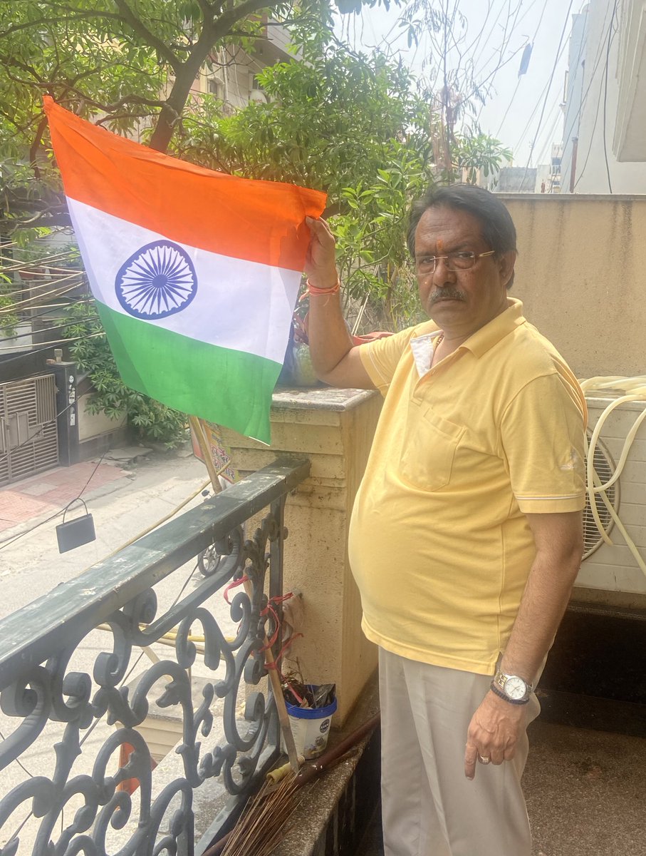 hdmalhotra's tweet photo. झंडा ऊँचा रहे हमारा ! 

भारत माता की जय !
#HarGharTiranga  
@BJP4Delhi https://t.co/JzxsqCbm0P