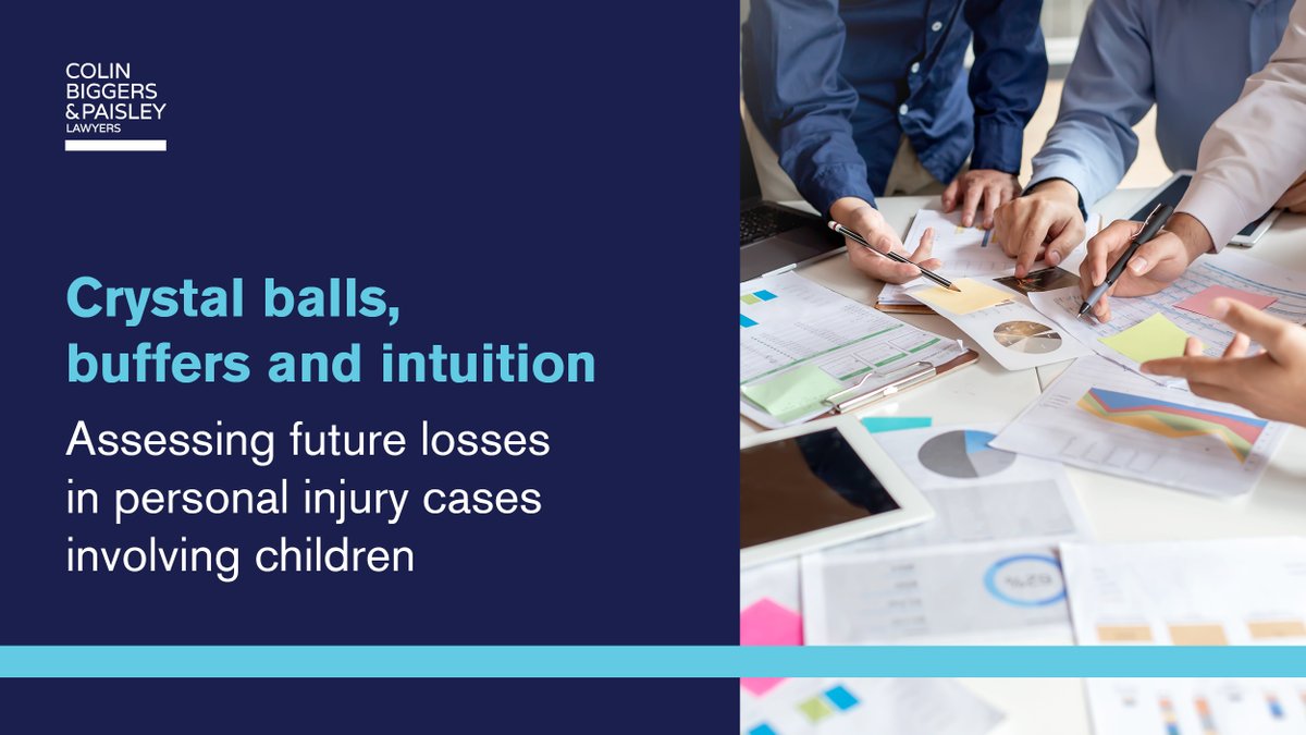 A recent decision in the NSW Court of Appeal demonstrates the Court's approach to the assessment of damages for future economic loss for loss of earning capacity in the case of young children. 

We explore the implications of this decision further.

cbp.com.au/insights/insig…