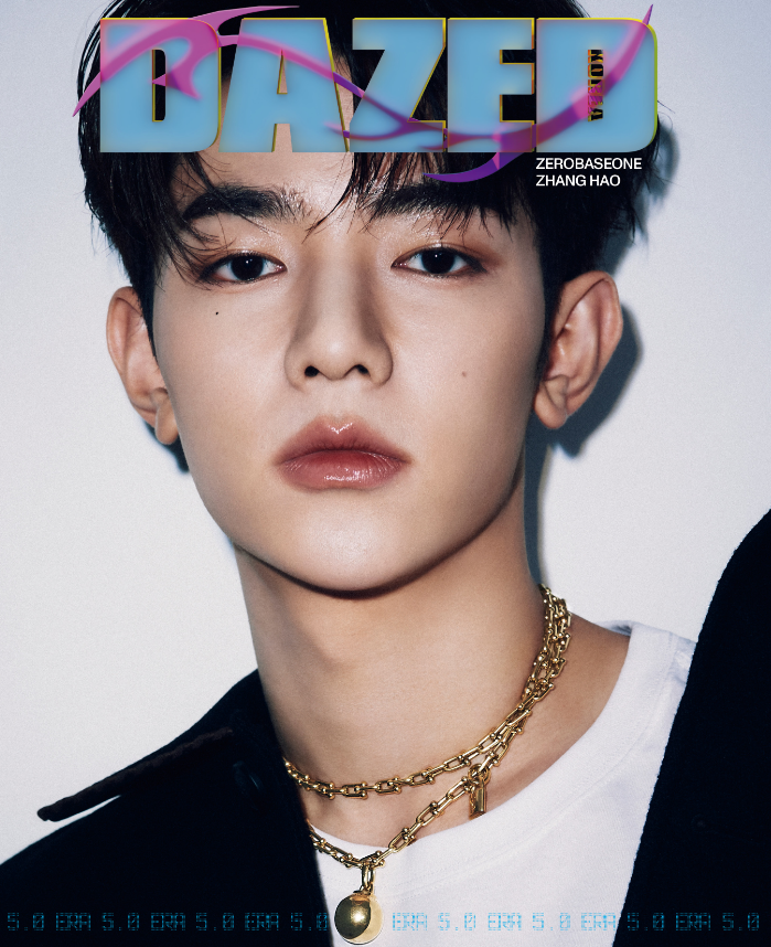 AboutMusicYT's tweet photo. Zhang Hao of ZEROBASEONE is handsome on the cover of Dazed Korea. https://t.co/3lz4US7jBj
