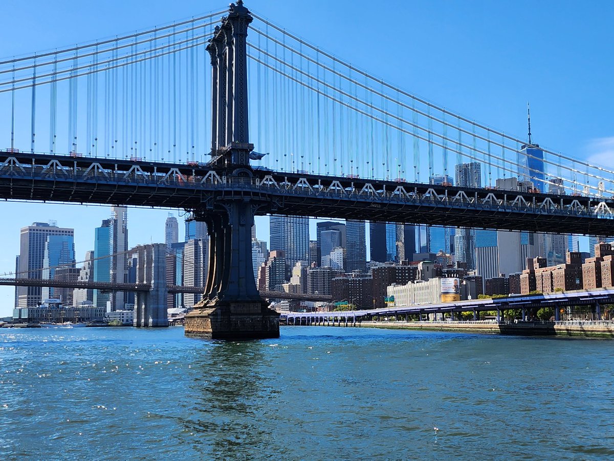 Took this shot last year as we sailed away from Manhattan. Our mission to move books in New York a failure. Our secret desire to become Greenwich Village stars burned out. We were as happy as could be.