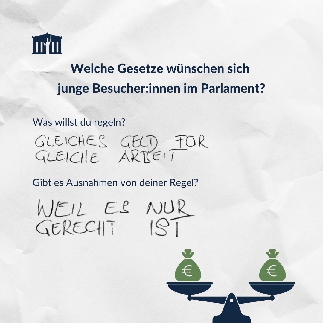 OeParl's tweet photo. Hätten alle die gleiche Meinung, wären #OeNR-Sitzungen ganz schön langweilig. Das ist #Teil4, der vorerst letzte Teil unserer Serie, in der wir Gesetzeswünsche junger Menschen aus dem #Demokratikum im #OeParl präsentieren. Worüber diskutieren Sie am leidenschaftlichsten? 👇 https://t.co/bfElchqnuV