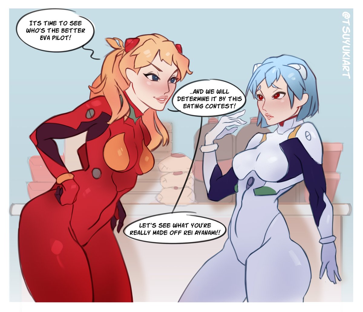 TsuyukiArt's tweet photo. Evangelion Sequence Part 1 https://t.co/5hlZxIbkKR