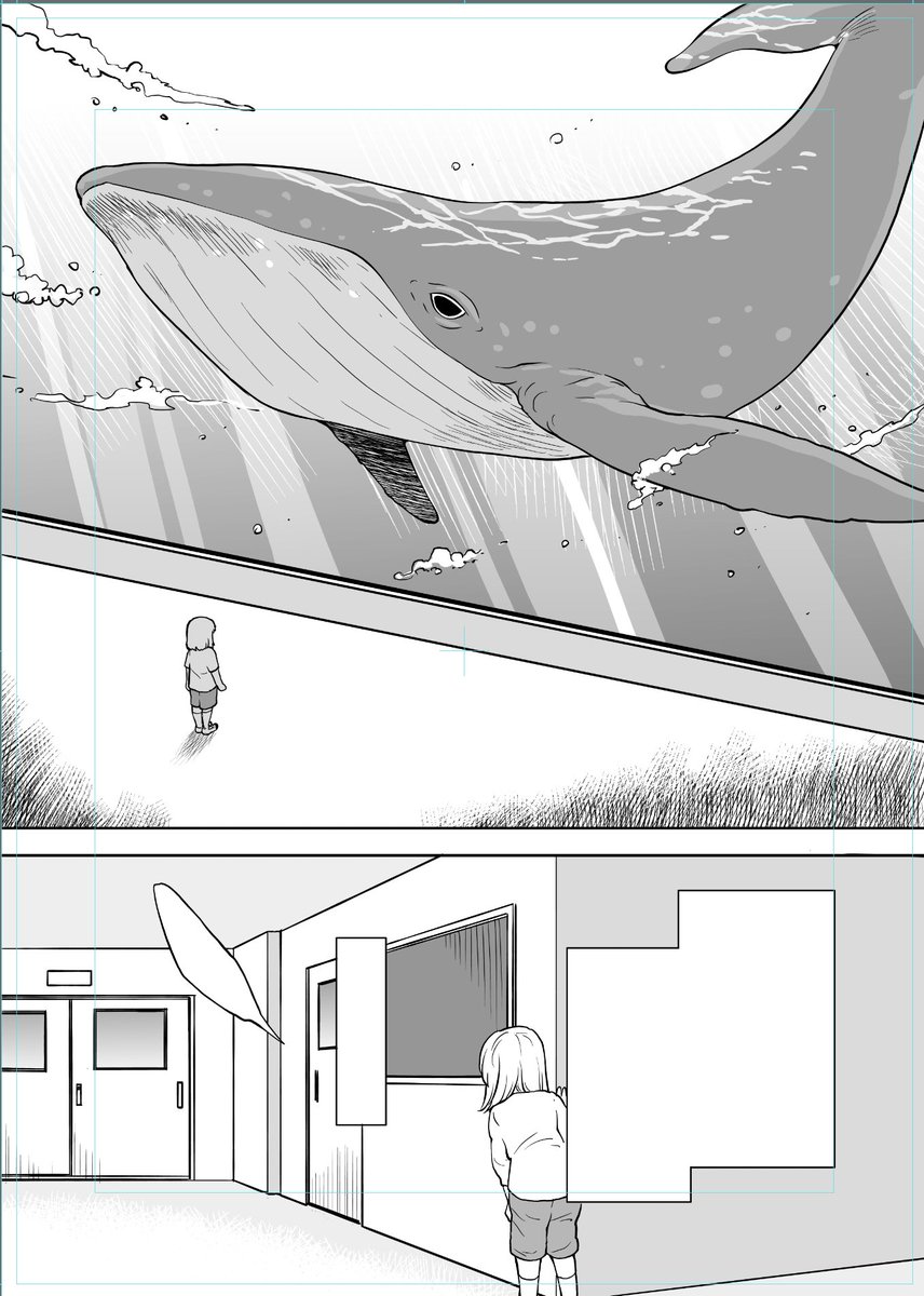 今描いてる漫画 描いてて楽しい場面いっぱいあるんだけど これがエッセイ漫画の場面だなんだよな〜って思うと 私‥一体なに描いてるんだろう‥ってなる。