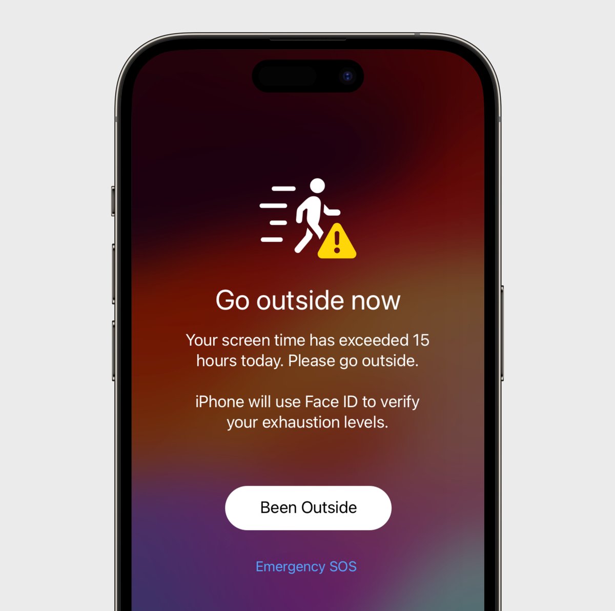 Imagine if your iPhone made you go outside 😳 

Concept design only #design