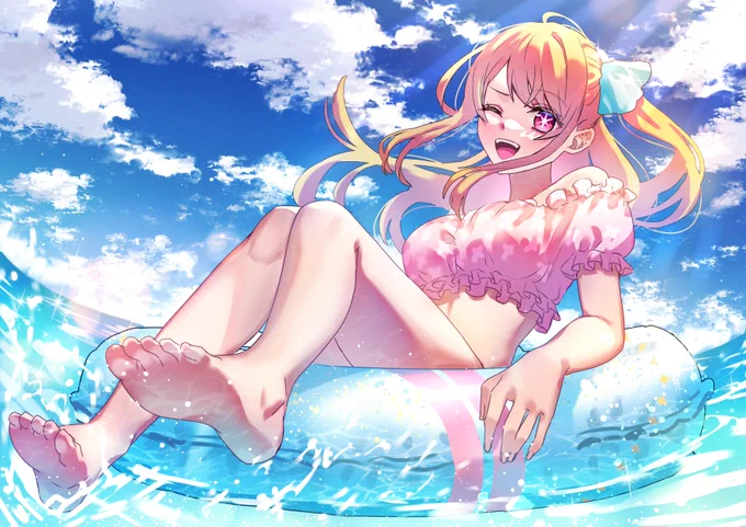 夏休み!海!#推しの子 #星野ルビー 