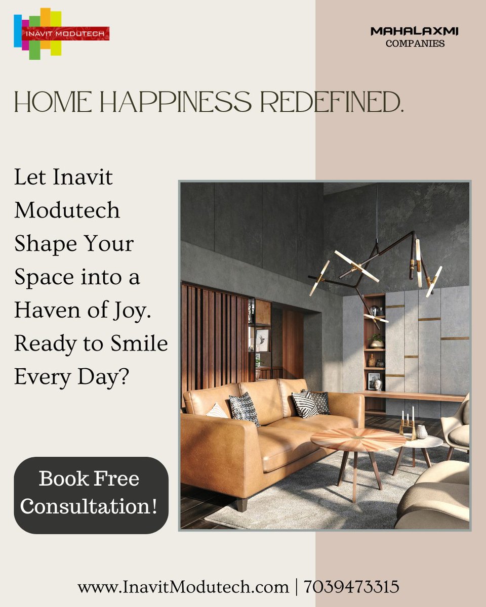 InavitModutech's tweet image. Turnkey Interior Solution for Home and Office Inavit Modutech Pvt Ltd, Mumbai

#inavitmodutech #homedecor #interiordesign #interiordesigner #interiorlighting #mumbai #mumbaiinteriors #Thane #mumbaimerijaan #Mumbailocal #Maharashtra #Monday 
@akhileshagrwal_