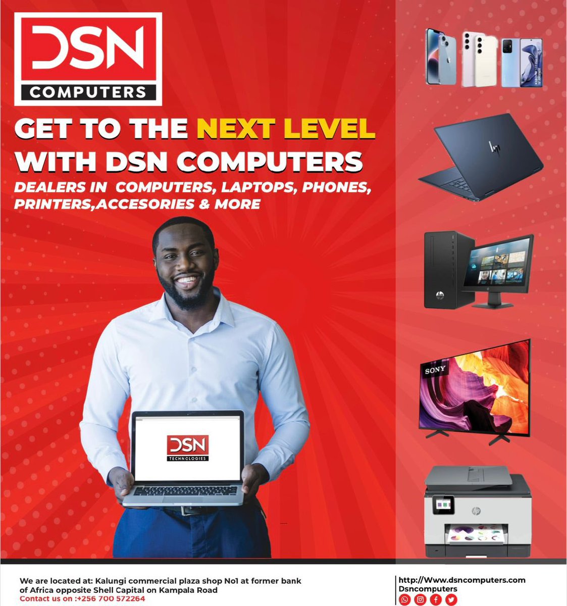 DsnComputers's tweet photo. Happy new week everybody! π
Letβs attack the week by updating our gadgets to the next level.π
#DSNComputers https://t.co/QI3TW0Rxum
