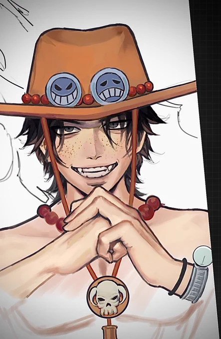Ace WIP #ONEPIECE
