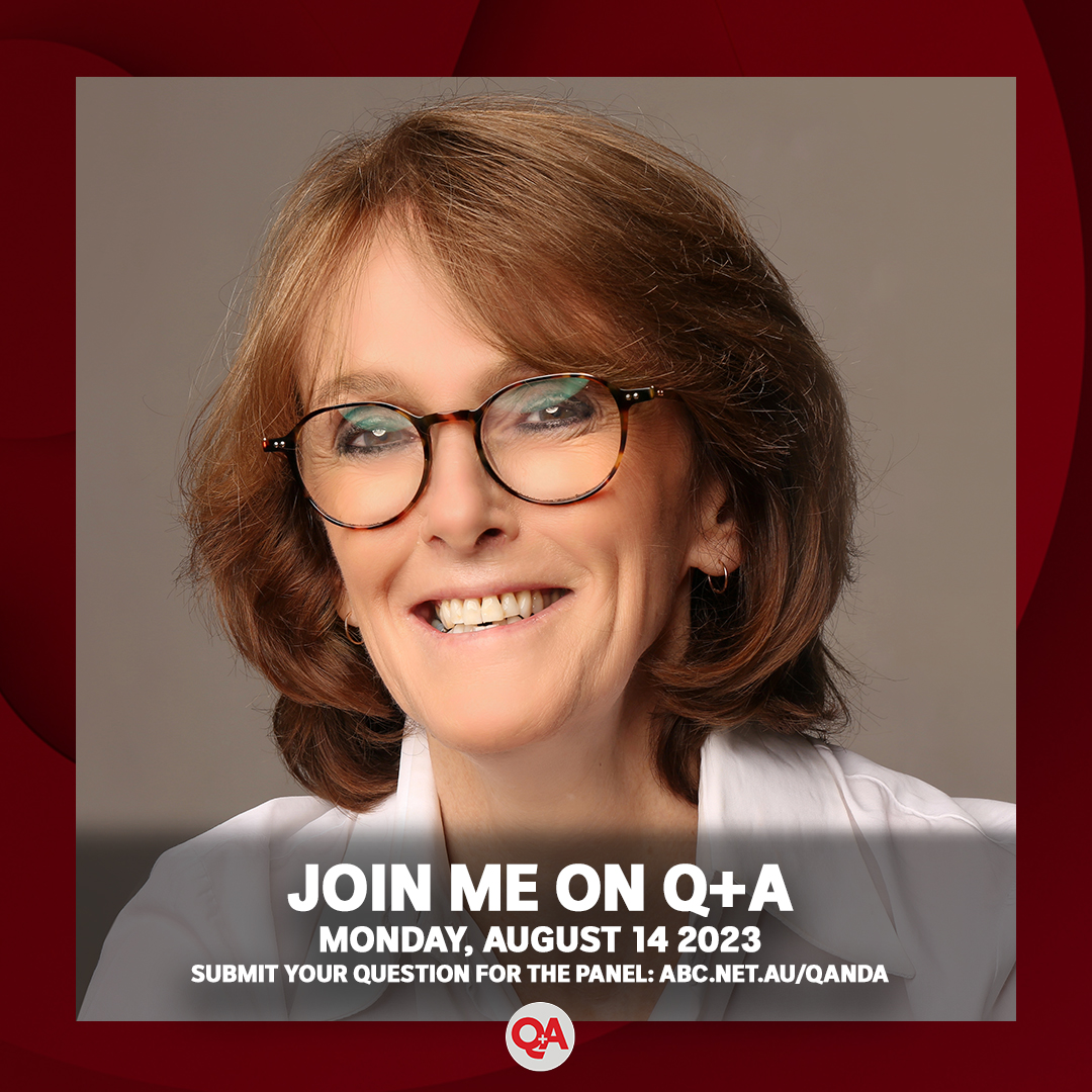 I’m thrilled to be a guest on tonight’s science themed Q+A. It should be a lively discussion with a great panel of speakers.
#Science <a href="/QandA/">QandA</a> #scienceweek