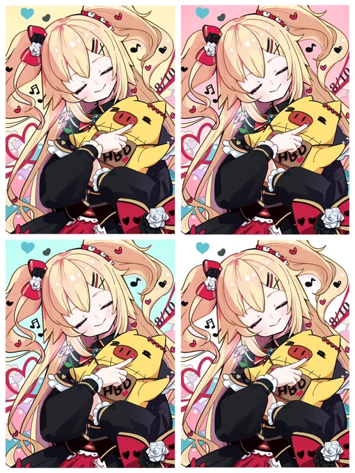 @YuZuKoShou08 ありがと!背景なかなかしっくりこず薄める事で遠近感が出て事なきを得たそして色違いを4種も作ってしまった 