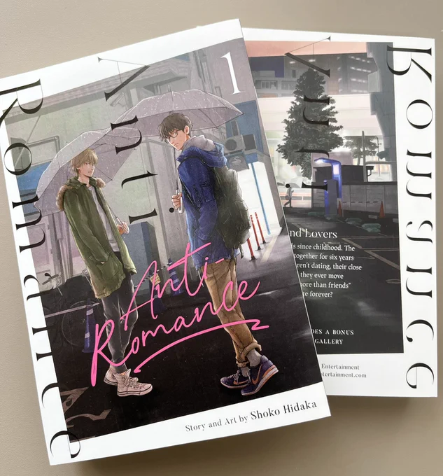 英語版「アンチロマンス」いただきました。
特装版の小冊子(カラーまとめ)は巻末についている仕様で良い感じ☺️ 