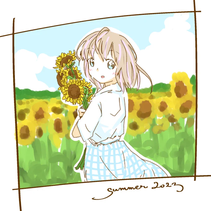 #駅メモファンアート 夏