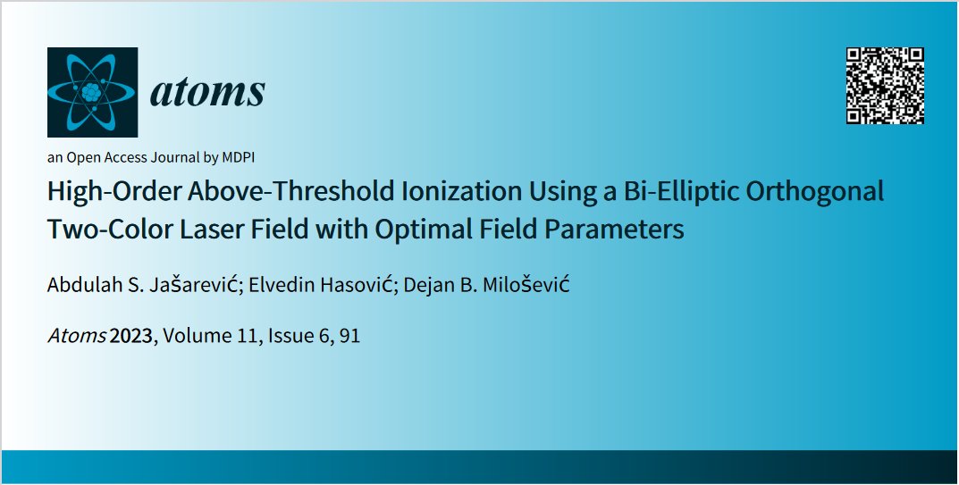 Atoms_MDPI's tweet image. #mdpiAtoms

#call4reading 👏👏👏

High-Order Above-Threshold #Ionization Using a Bi-#EllipticOrthogonal Two-Color #LaserField with Optimal Field Parameters #by Abdulah S. Jašarević, et al.

🔗mdpi.com/2218-2004/11/6…