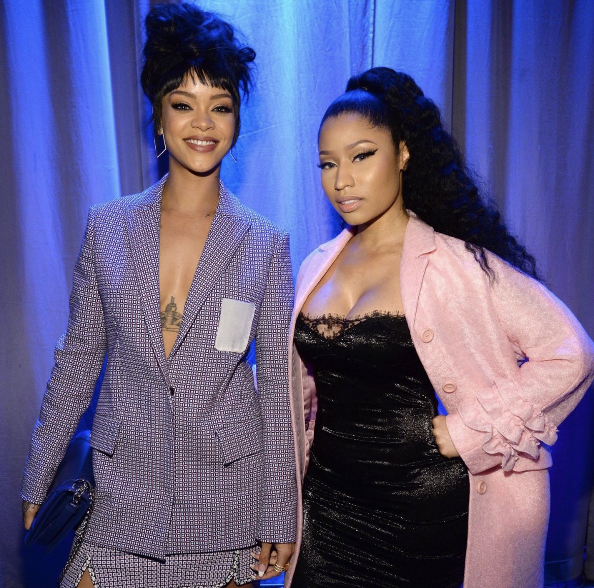 PopBase's tweet photo. Nicki Minaj responds to question about Rihanna being featured on her upcoming album ‘Pink Friday 2’:

“Was pigs motherf*cking flying?… I think that was like a trick answer” https://t.co/LaR7lHA0Er