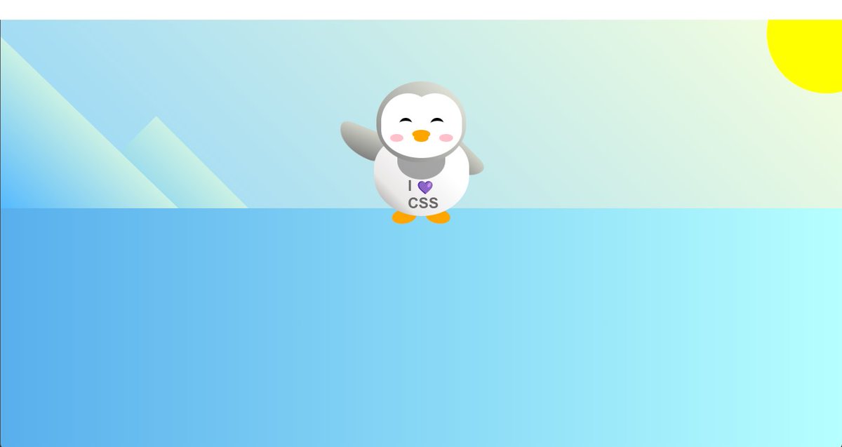 bhavyakaudinya's tweet image. 🐧 Dive into the world of creativity with CSS!🎨Just designed a charming penguin using CSS magic and animation. Who knew coding could be so cute? Check out this waddling wonder! #CSSArt #freeCodeCamp #PenguinAnimation #CodeCreativity🖌️🎉