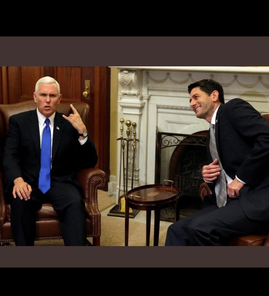 Loontobe's tweet image. Mike Pence #devilshorn 👇