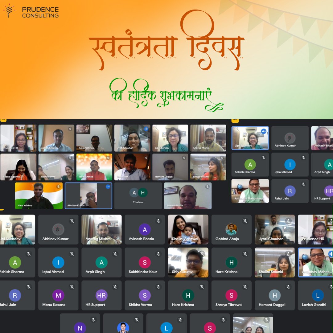 prudence_IT's tweet photo. United Virtually, Celebrating Freedom Together! ✨
On this Independence Day, our team came together to share the significance of freedom .
From the PTPL family to all our fellow citizens, here's wishing you a joyous and inspiring Independence Day! ❤️ #HappyIndependenceDay https://t.co/CwkUWyT94e