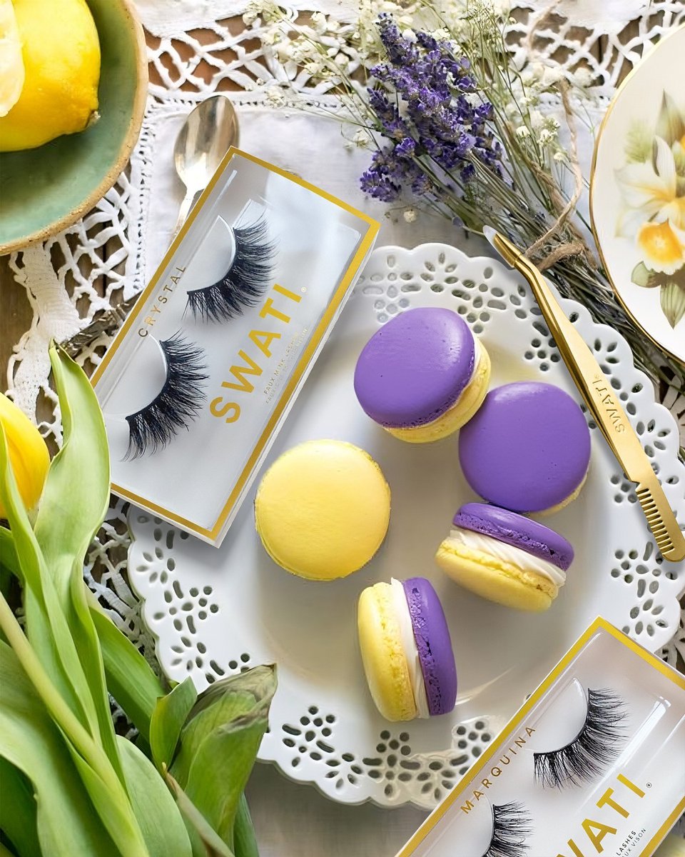 swaticosmetics's tweet photo. Sweeten up your lash game with our CRYSTAL &amp; MARQUINA Faux Mink Lashes! 💜💛 Eye candy le...
https://t.co/oTyfiClniT https://t.co/gV2CzTaeCU