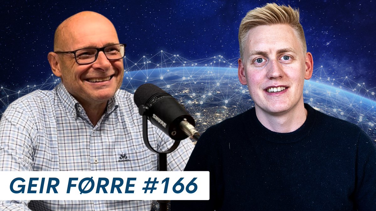ChrisVonheim's tweet photo. Ny episode ute med seriegrunder og investor Geir Førre. 

En av mine favorittepisoder innen grunderskap og ledelse. 

Spotify: https://t.co/y4QIqt9CCM https://t.co/5FIxOzyfcZ