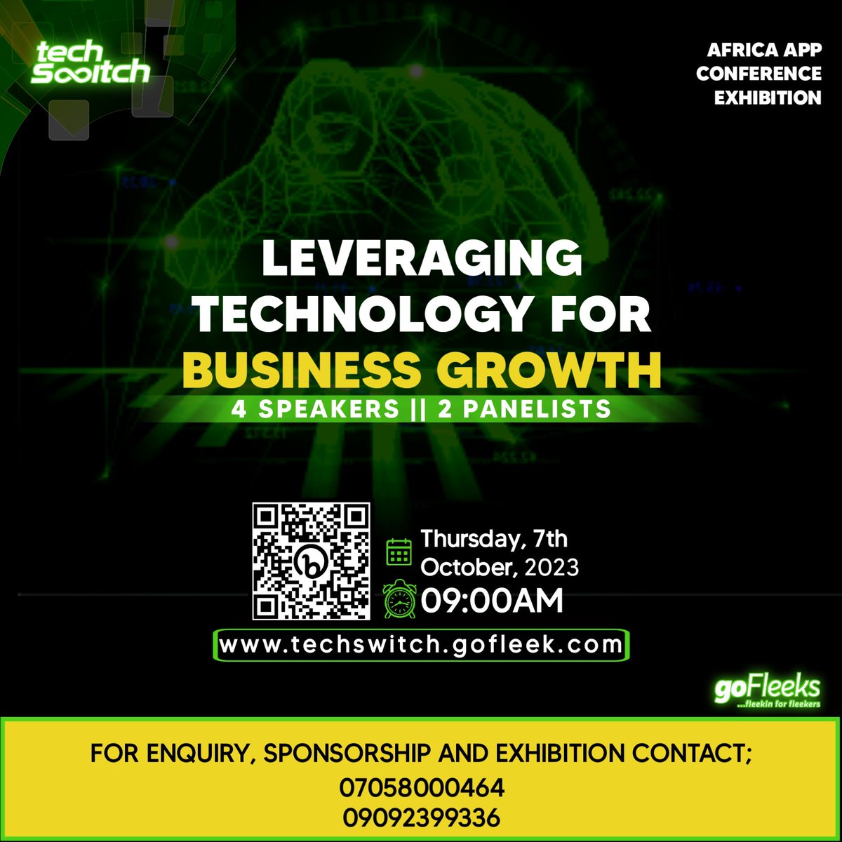techswitchers's tweet photo. Are you ready for the biggest Africa App Conference and Exhibition happening live in Lagos Nigeria?
TECHSWITCH 2023, CONNECTING SMART THINKERS, SMART BUSINESS CREATORS WITH SMART TECHNOLOGY.
#techswitch2023 #AppUpnow #AfricaTech #LagosTechEvent https://t.co/RsuJDEJt15