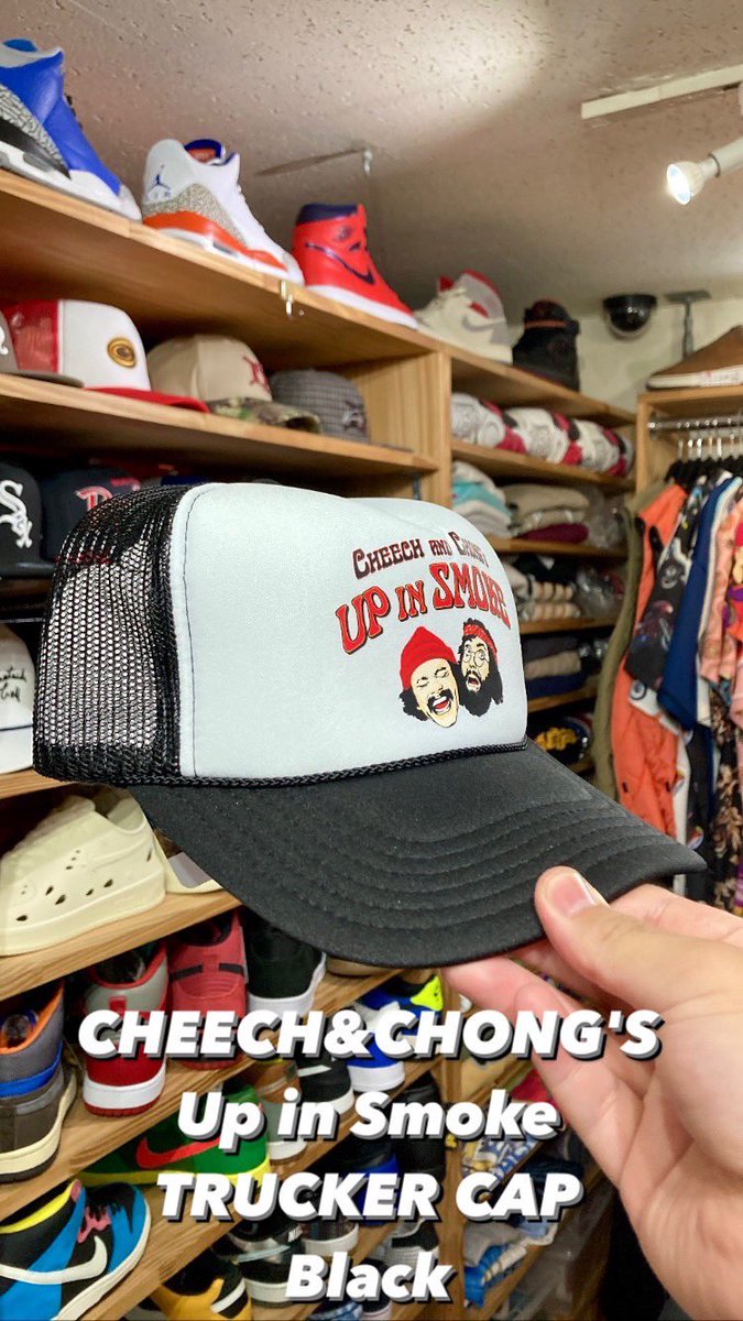 65kicks's tweet photo. ☑️新着情報☑️
"CHEECH&CHONG"
#KICKSCLAN
#kicksclan
#キックスクラン
#キックス
#セレクトショップ
#埼玉県
#戸田公園
#戸田公園駅
#CHEECHANDCHONG
#チーチョン
#upinsmoke
#meshcap
#trackercap
#tee
#オフィシャルアイテム
#tshirts https://t.co/NIMC4NSXmx