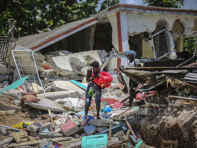 #OnThisDay (08/14) in 2021, a magnitude 7.2 earthquake shook the Tiburon peninsula of Haiti. The quake resulted in 2,200+ fatalities, 12K+ were reported missing and some 329 were injured.

#OnThisDay #HaitiEarthquake